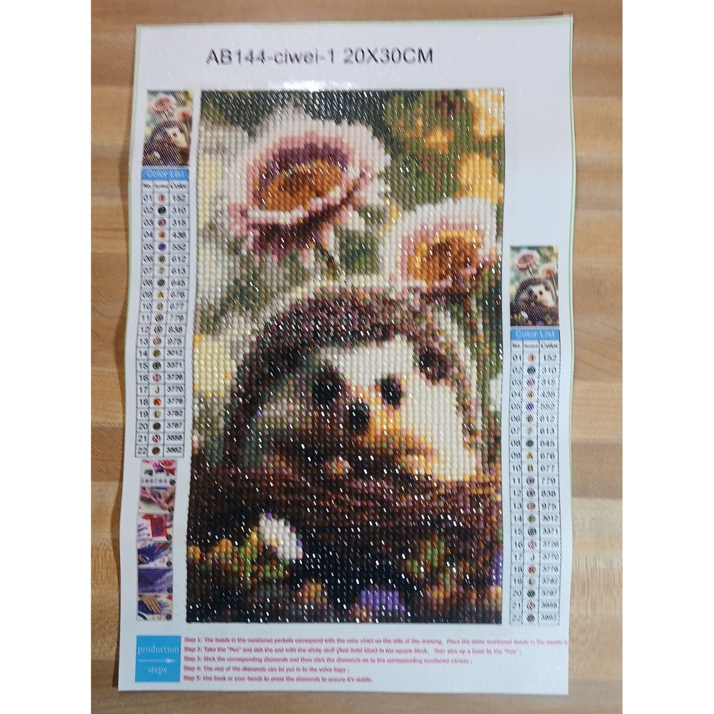 Diamond Art HedgeHog‎ 20x30cm Sealed With Glue